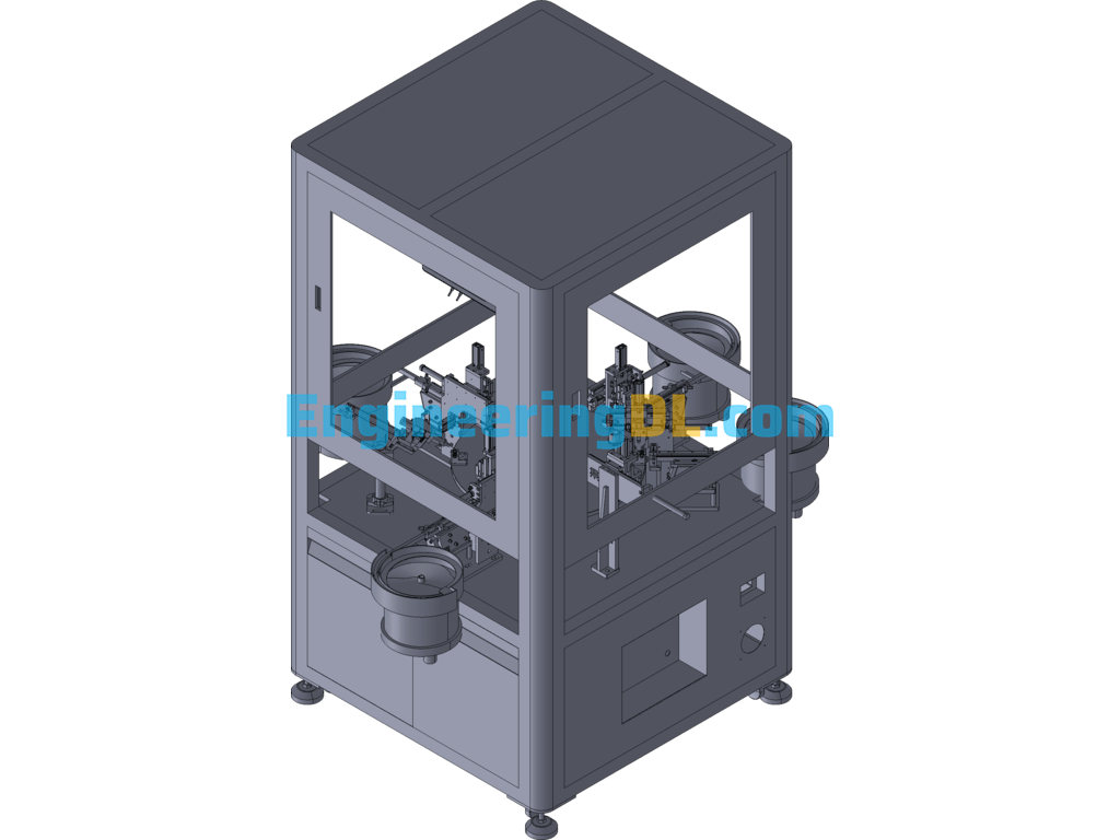 One-Way Valve Assembly Machine 3D Exported Free Download