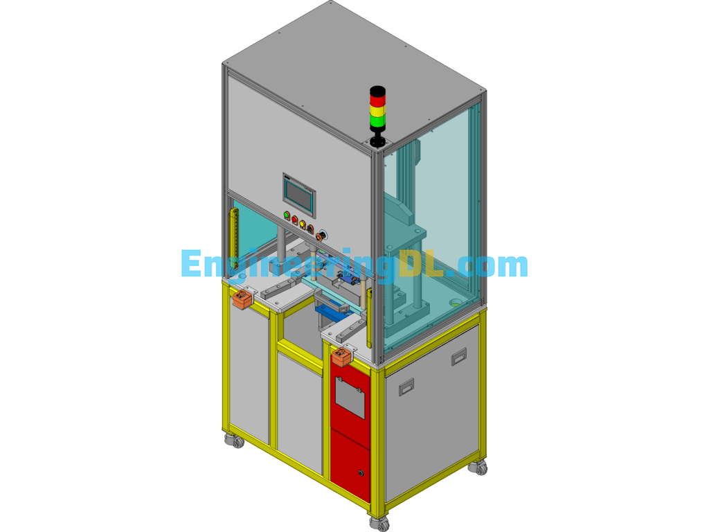 Single-Station Riveting Machine Cooler Tube Expansion Equipment SolidWorks Free Download