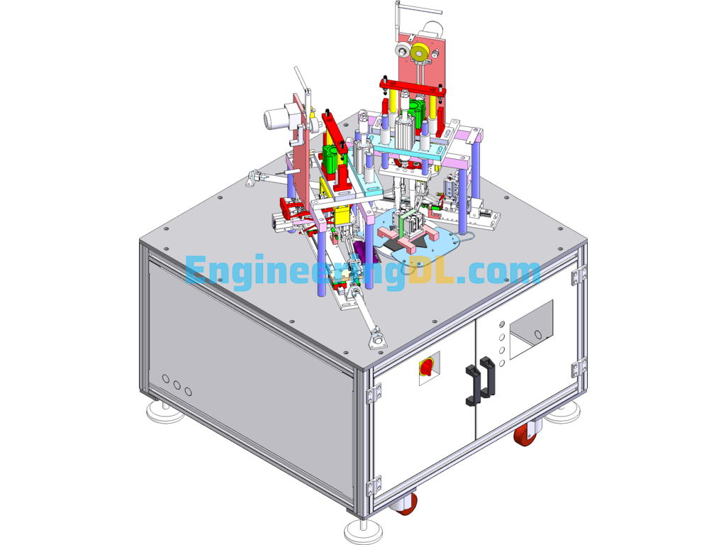 Duplex N95 Ear Belt Welding Machine 3d Drawing Upgrade To Double-Sided Welding SolidWorks Free Download