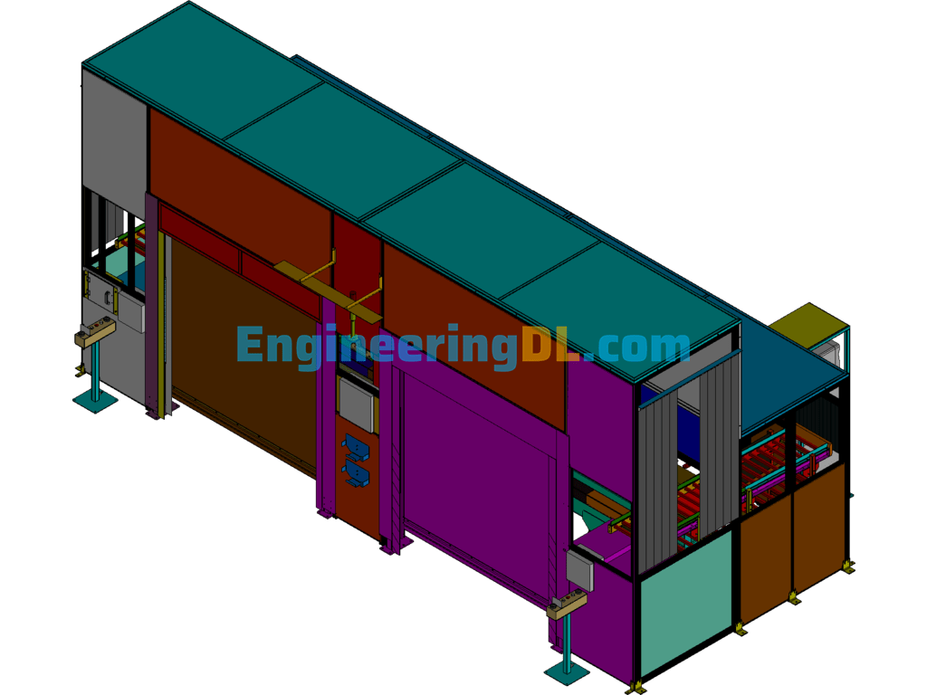Final Assembly Design Of Dual-Robot Dual-Fixture Arc Welding Workstation Inventor, Catia, 3D Exported Free Download