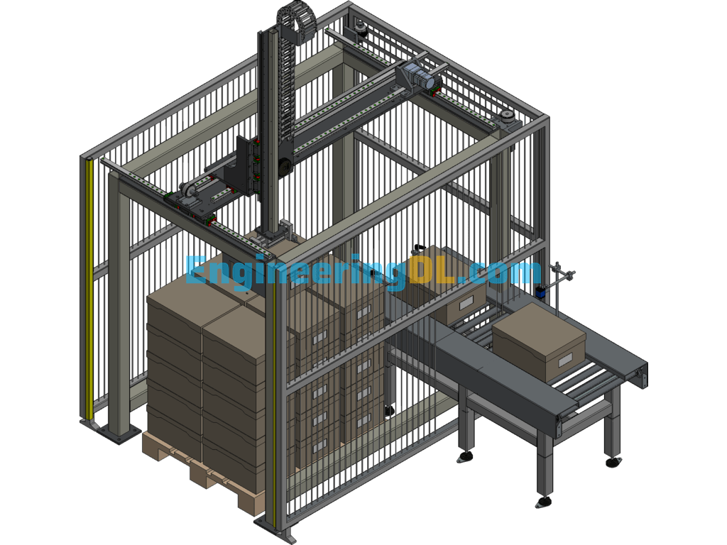 Pick-Up Stacker SolidWorks Free Download
