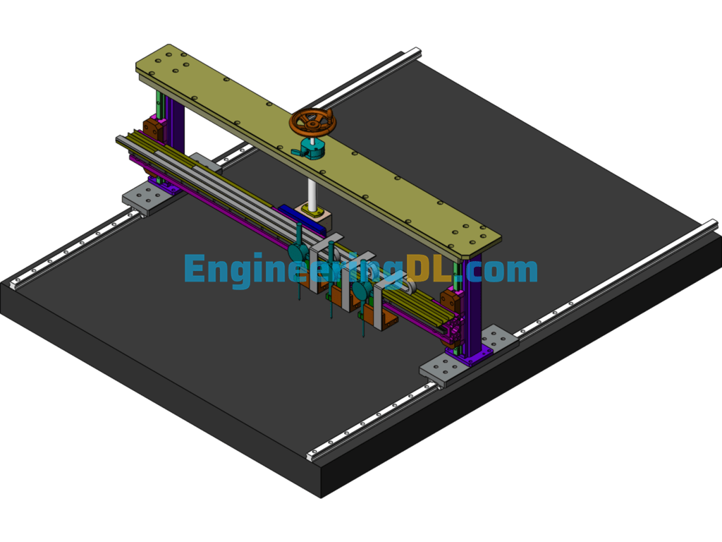 Deformation Measurement Equipment SolidWorks, 3D Exported Free Download