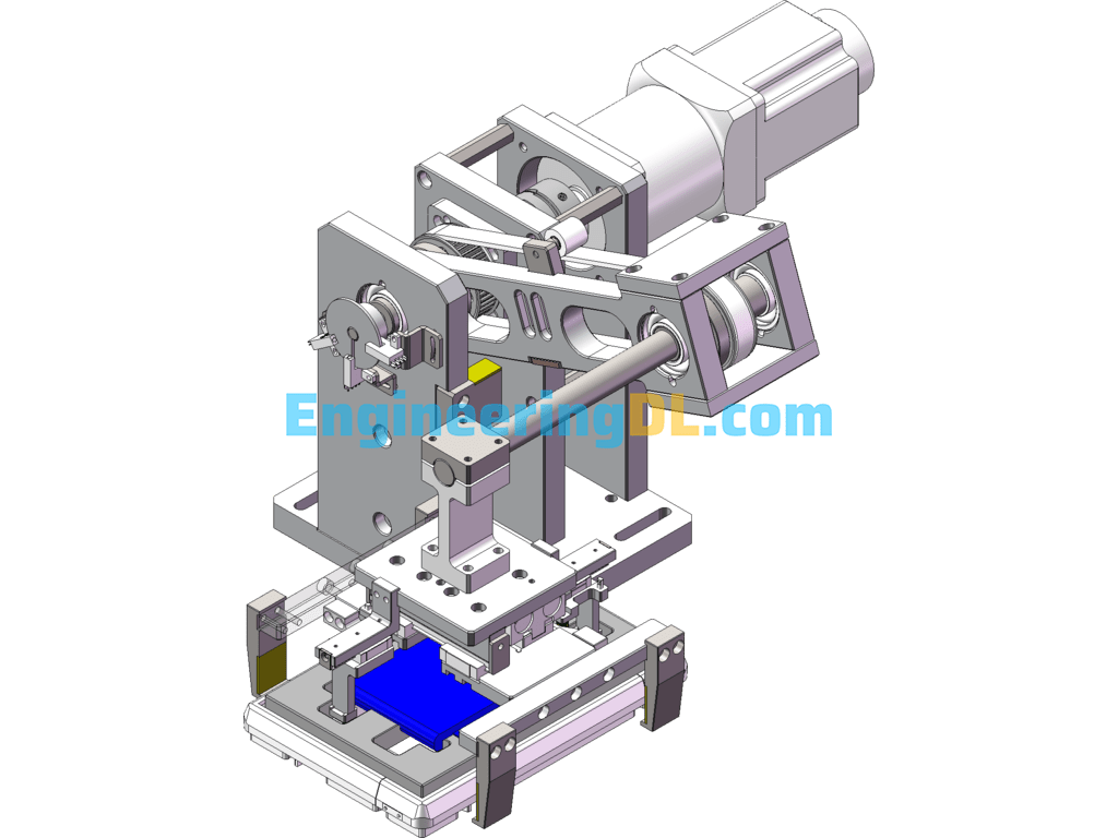 Timing Belt Angle Automatic Compensation Transplanting Manipulator SolidWorks Free Download