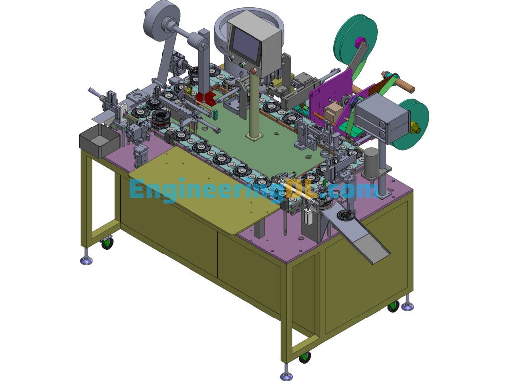 Horn Assembly And Assembly Machine (Including 3D Drawing Files-Engineering Drawings-BOM Sheets And Other Full Set Of Information) SolidWorks, 3D Exported Free Download