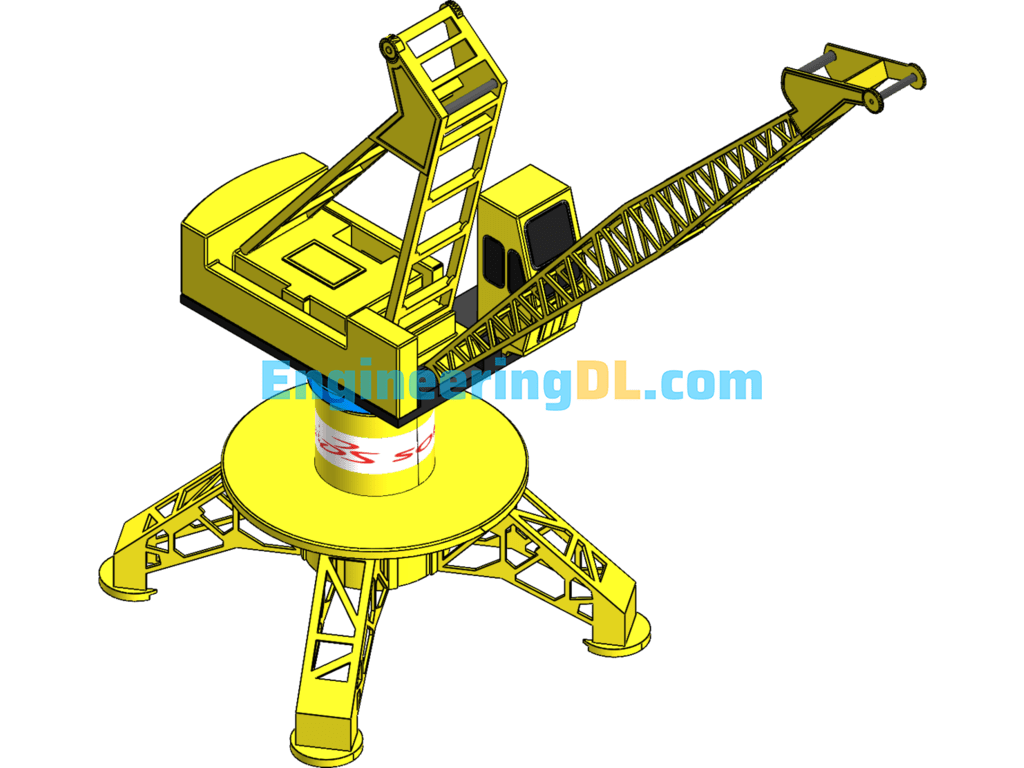 Slewing Cranes SolidWorks Free Download
