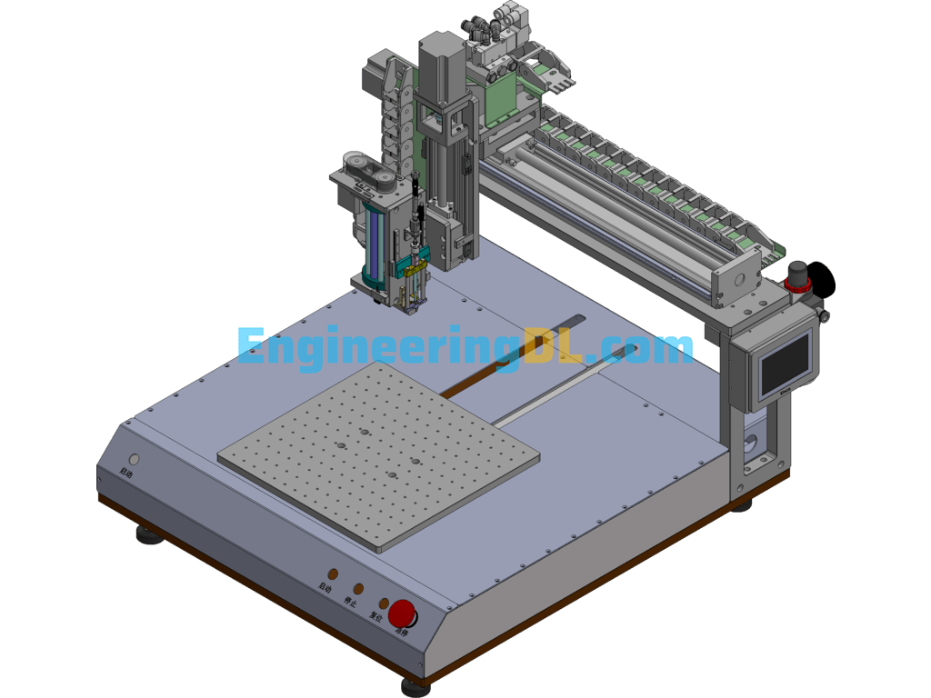 Round Magnet Assembly Machine SolidWorks Free Download