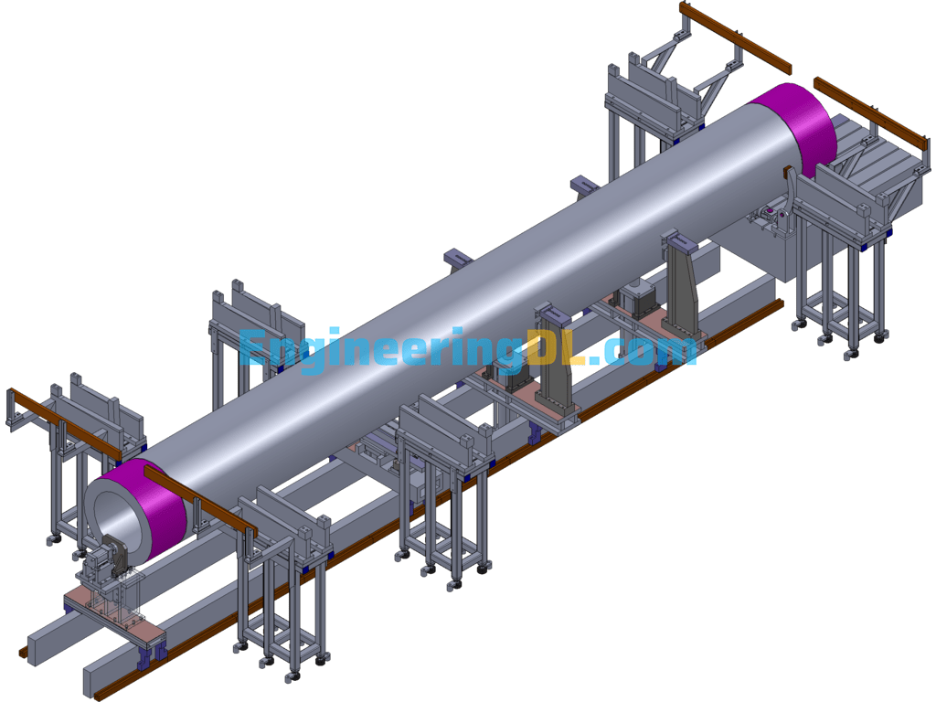 Cylindrical Tooling Fixture (Large, Medium And Small Universal) SolidWorks, 3D Exported Free Download
