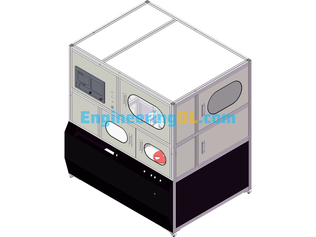 Cylindrical Battery Series Automatic Cut And Fold Nickel Sheet Spot Welder SolidWorks Free Download