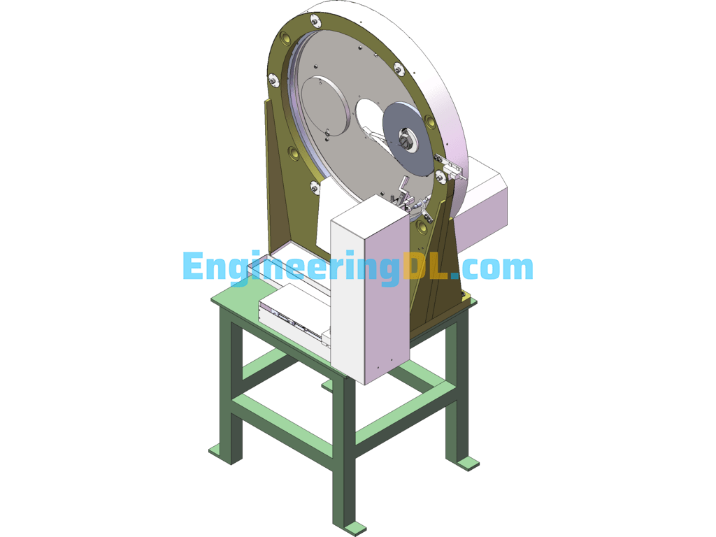Round Bar Winding Machine SolidWorks Free Download