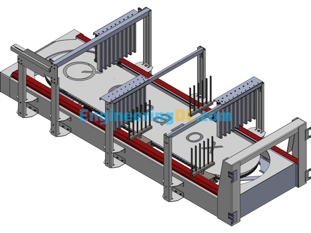 Vertical Lift 3D Model SolidWorks, 3D Exported Free Download