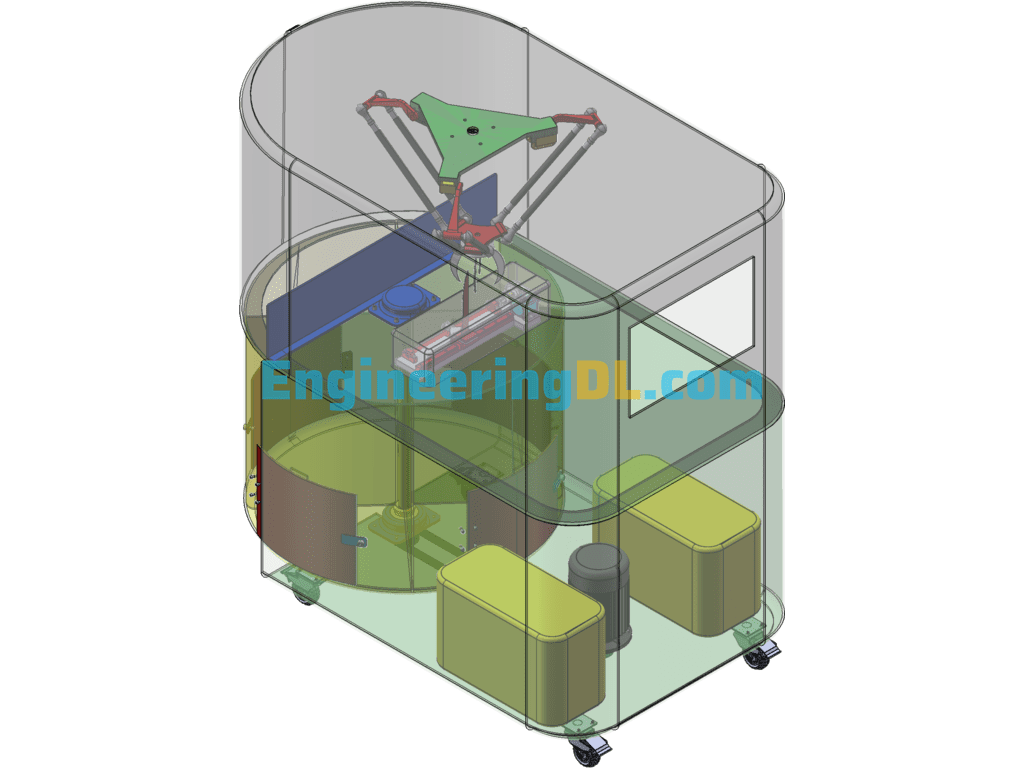 Waste Sorting Equipment SolidWorks Free Download