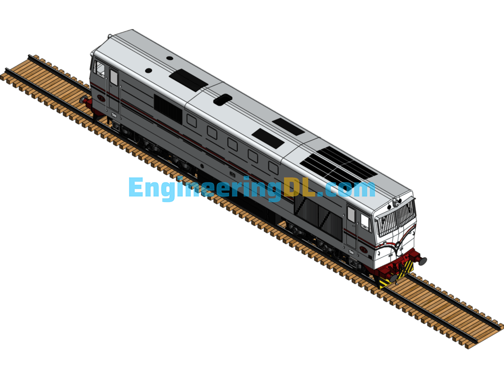Egypt Railway Locomotive SolidWorks Free Download