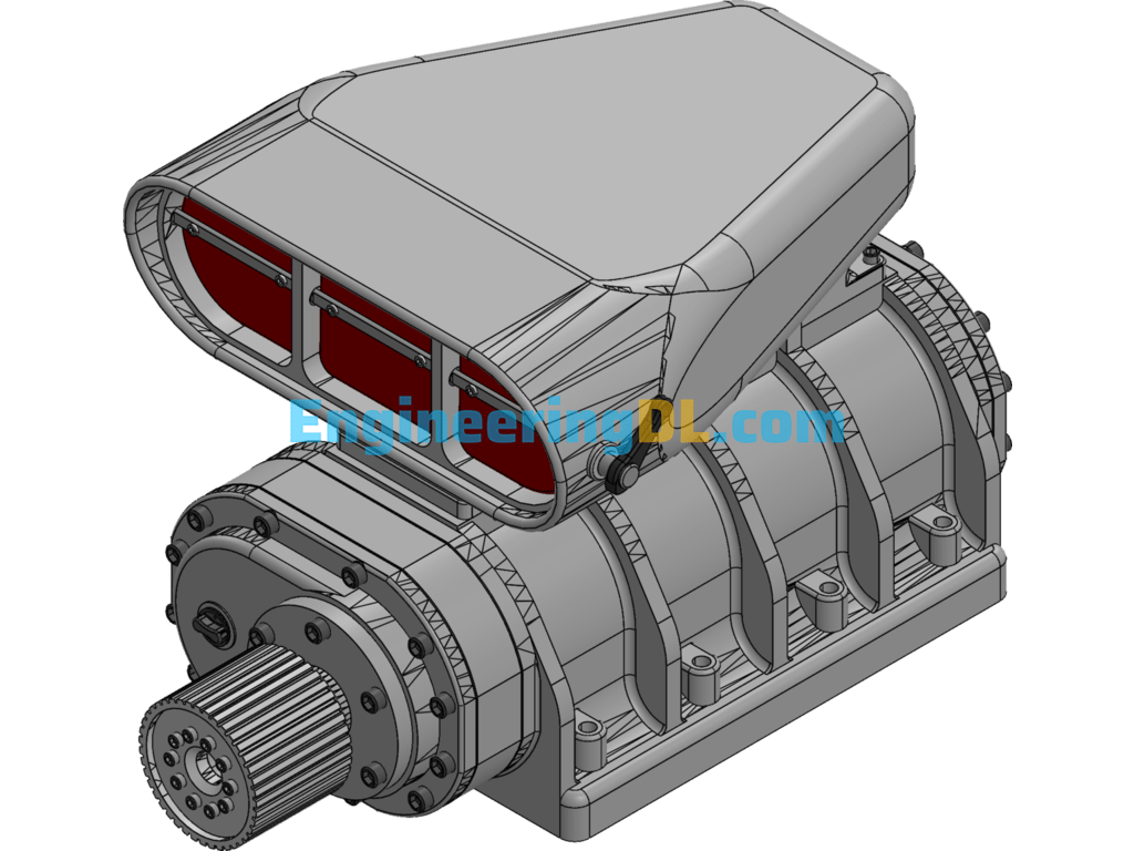 Booster Roots Blower SolidWorks Free Download