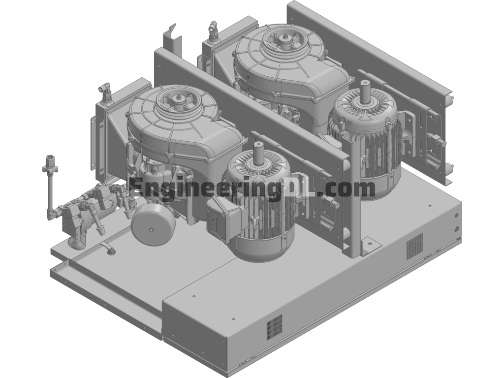 Design Of High Power Dust Removal Equipment 3D Exported Free Download