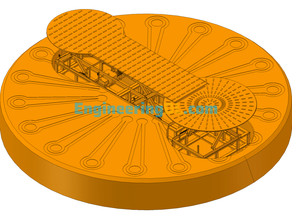 Large Duplex Lift Stage (SolidWorks, UGNX), Catia, 3D Exported Free Download