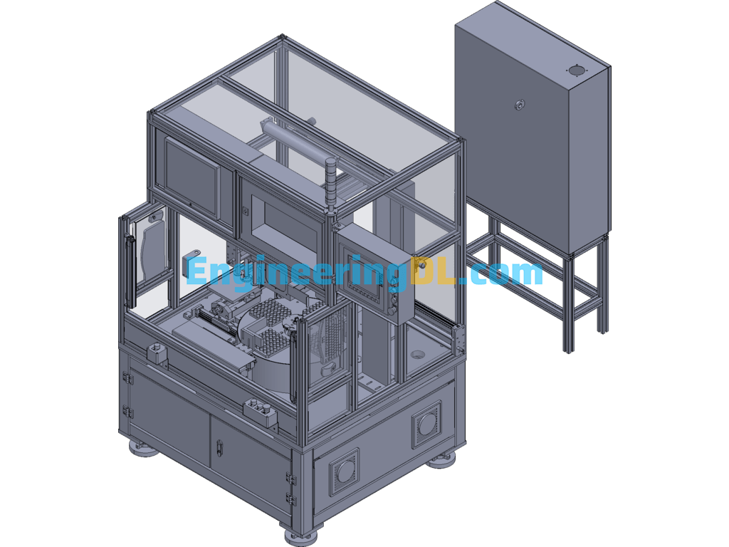 Continental Shell Inspection Machine 3D Exported Free Download