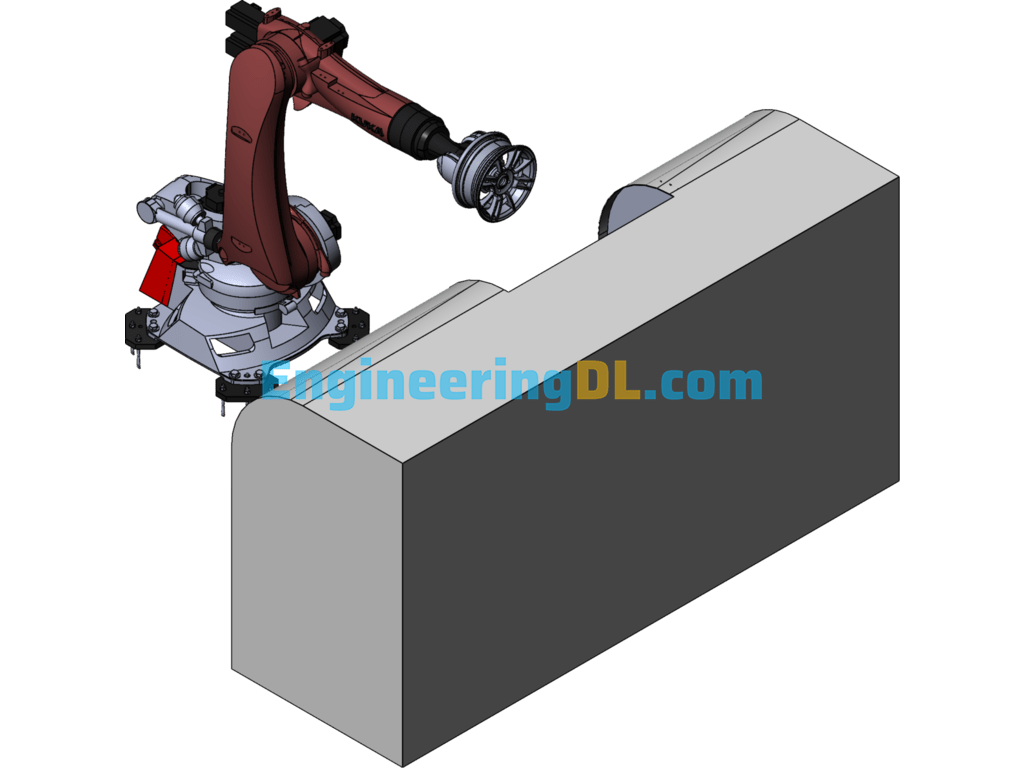 Gripping And Handling Robots SolidWorks, 3D Exported Free Download