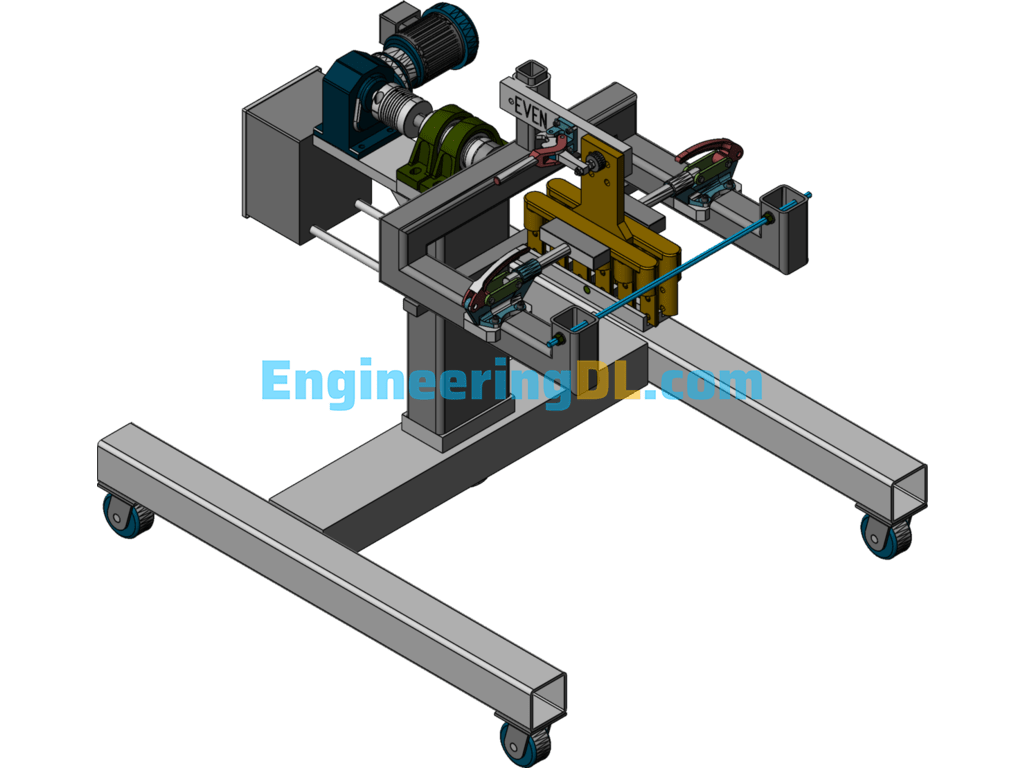Clamping Mechanism SolidWorks Free Download