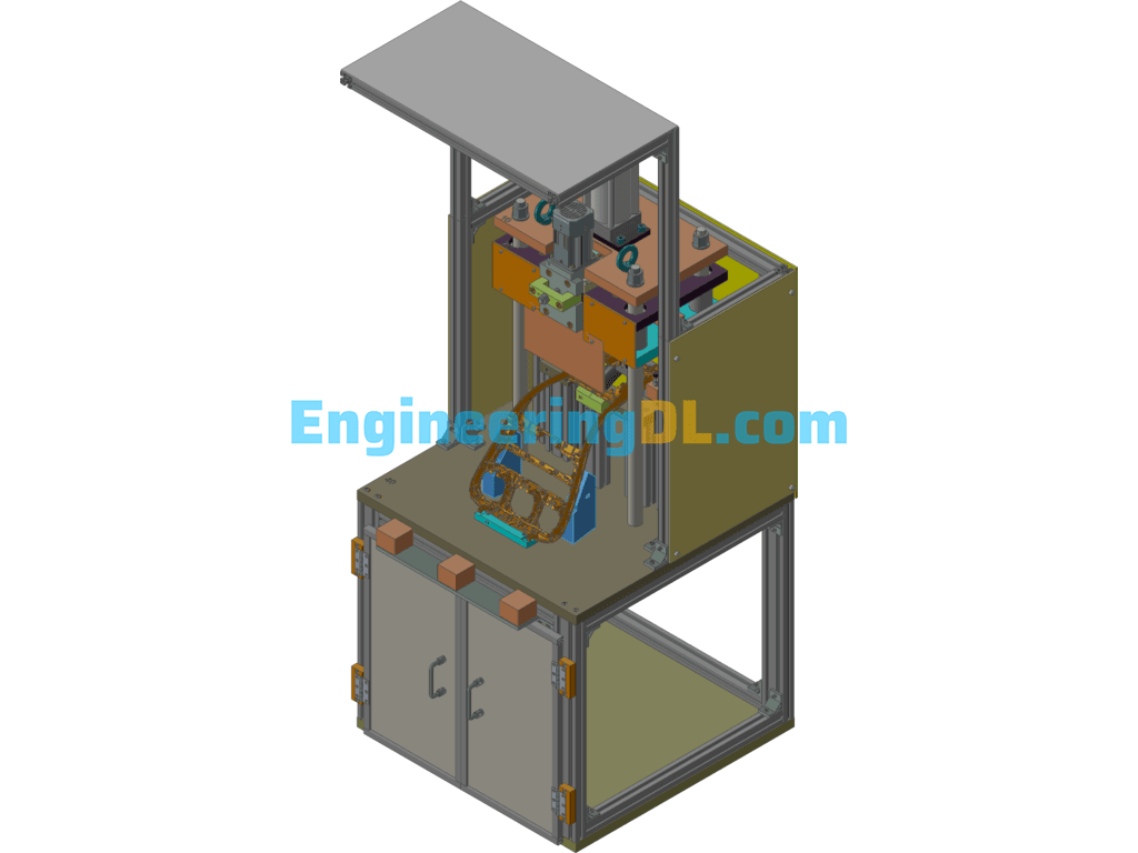 Mercedes-Benz Instrument Panel Skeleton Milling Machine (UGNX), 3D Exported Free Download