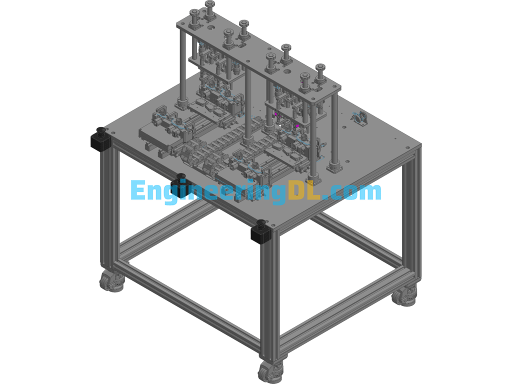 Hole Depth Dimension Inspection Equipment 3D Exported Free Download