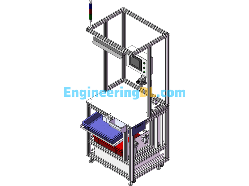 Complete Rack Structure SolidWorks Free Download