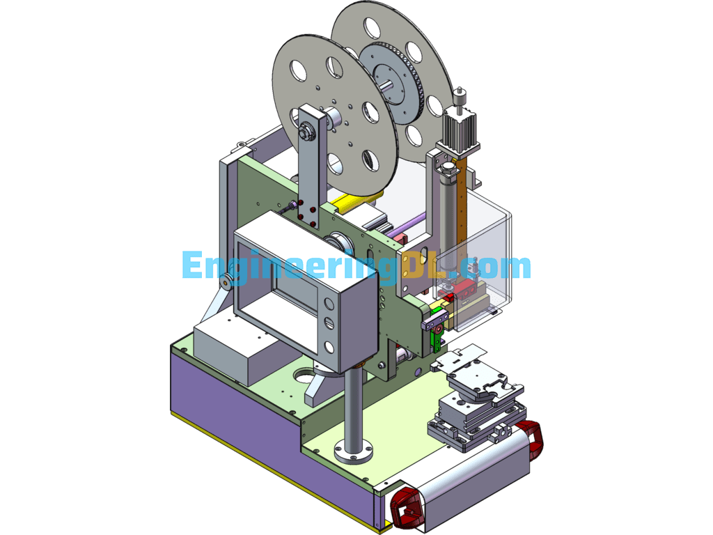 Complete Labeling Machine SolidWorks Free Download
