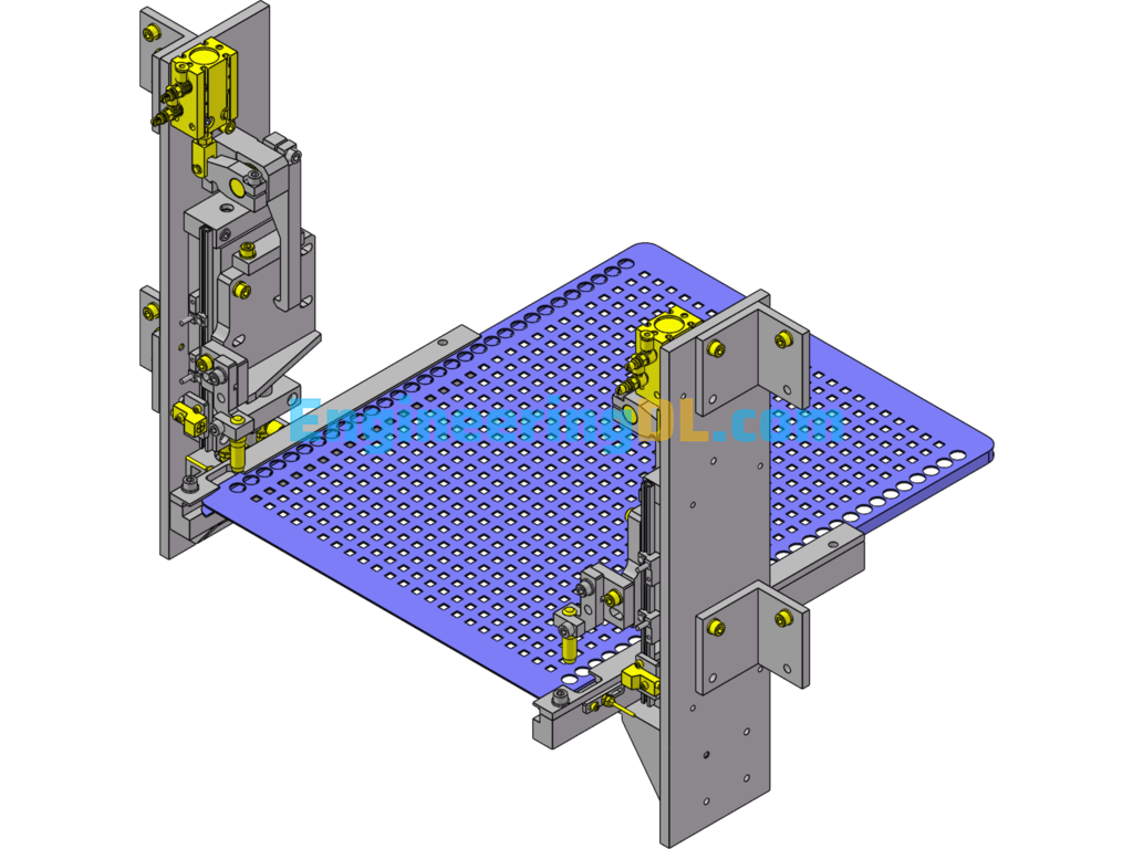 Positioning Mechanism SolidWorks Free Download