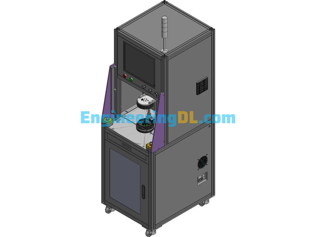 Stator Test Bench 3D Exported Free Download