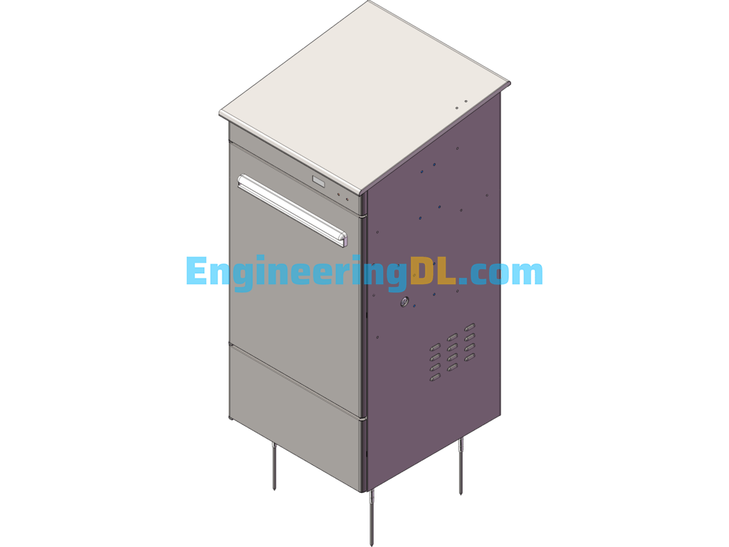 Home Intelligent Express Box (Top Delivery Type) SolidWorks Free Download