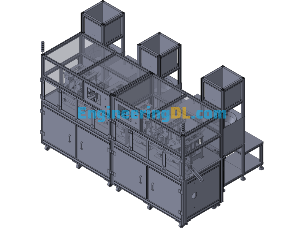 Seal Joint Automatic Assembly Machine 3D Exported Free Download