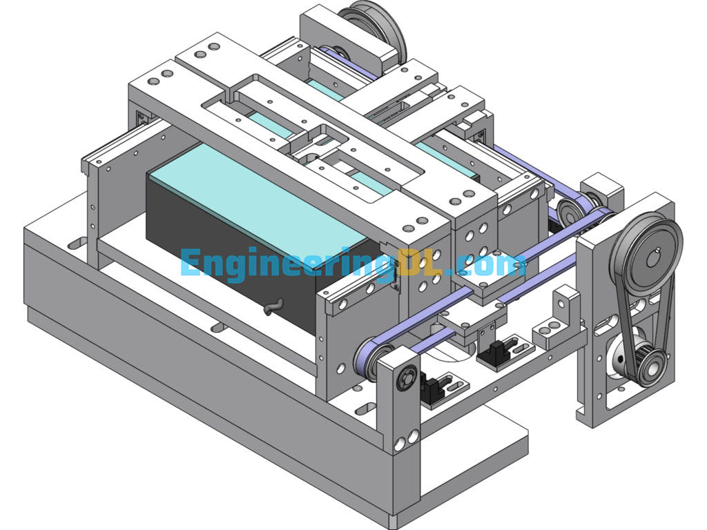 Centering Mechanism SolidWorks, 3D Exported Free Download