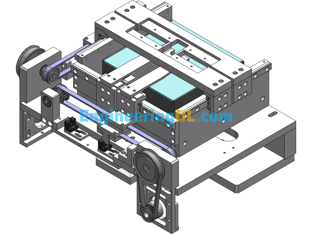 Centering Mechanism SolidWorks, 3D Exported Free Download