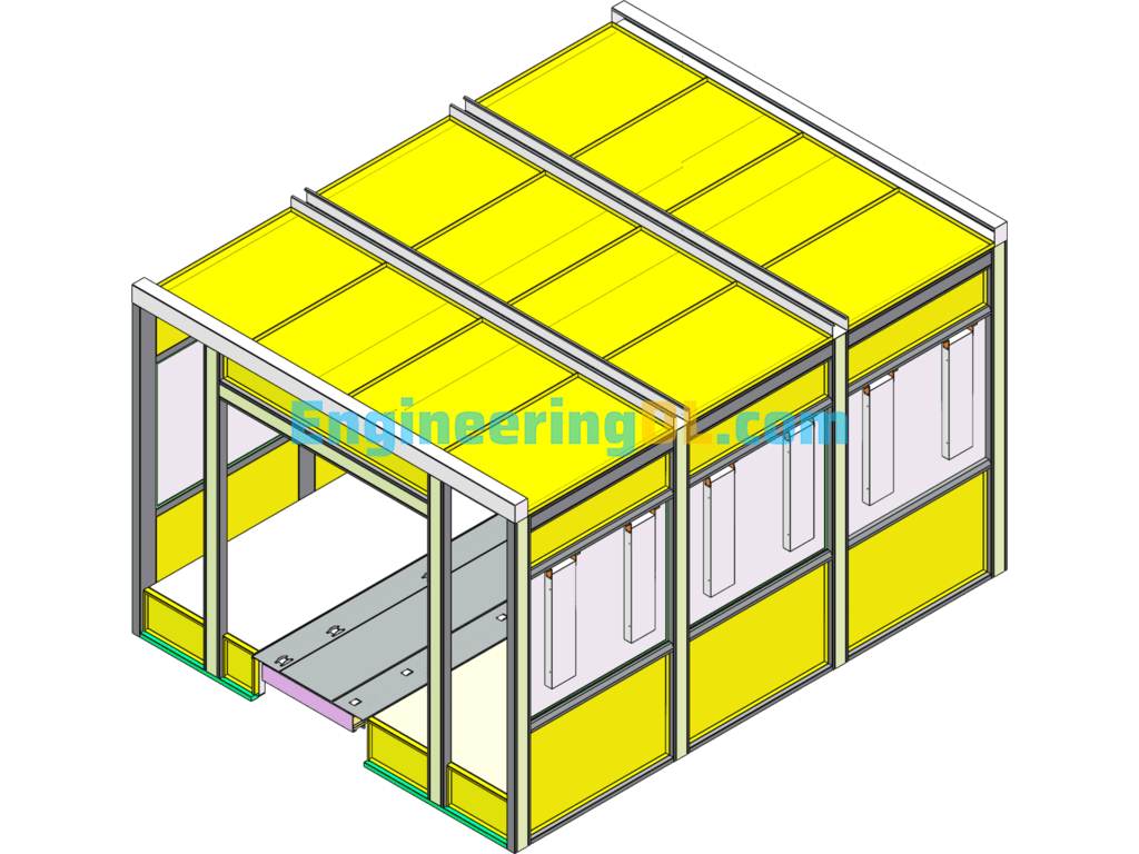 Railcar Model SolidWorks, 3D Exported Free Download