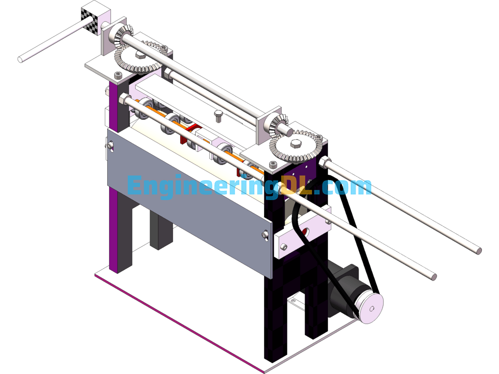 Small Screen Leveling Machine (Can Be Directly Out Of The Picture) SolidWorks, 3D Exported Free Download
