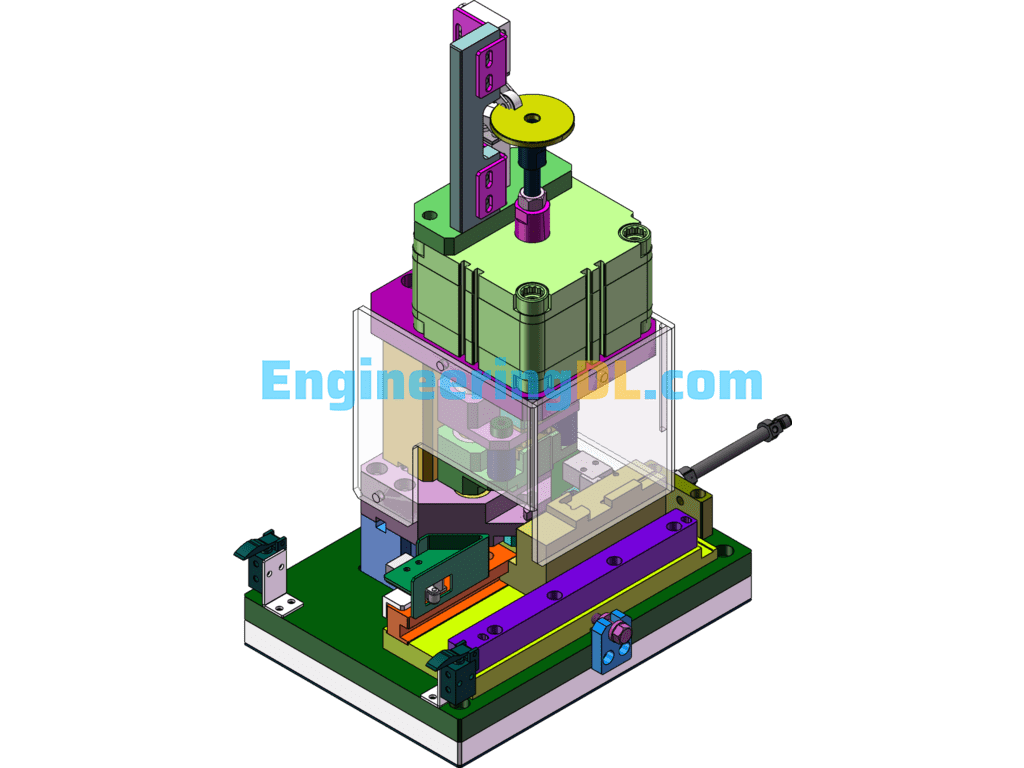 Small Punching Machine SolidWorks Free Download
