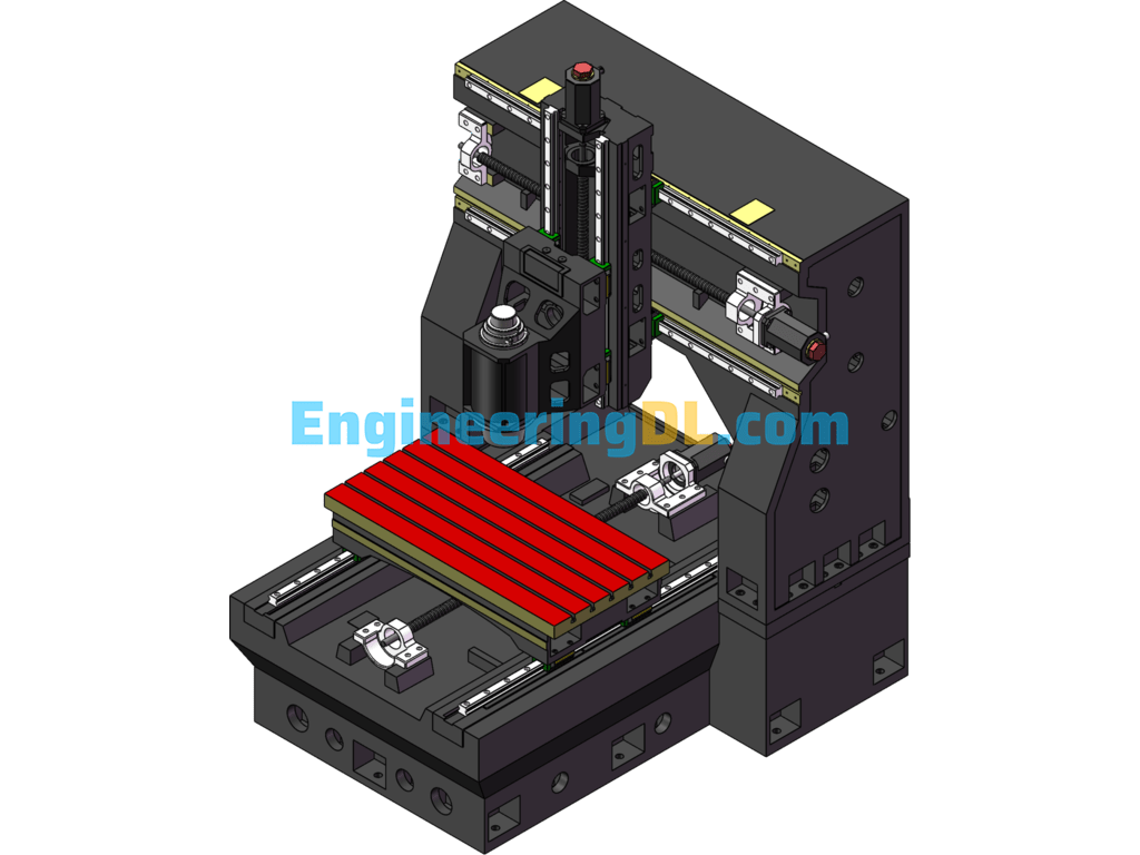 Small CNC Milling Machine SolidWorks Free Download