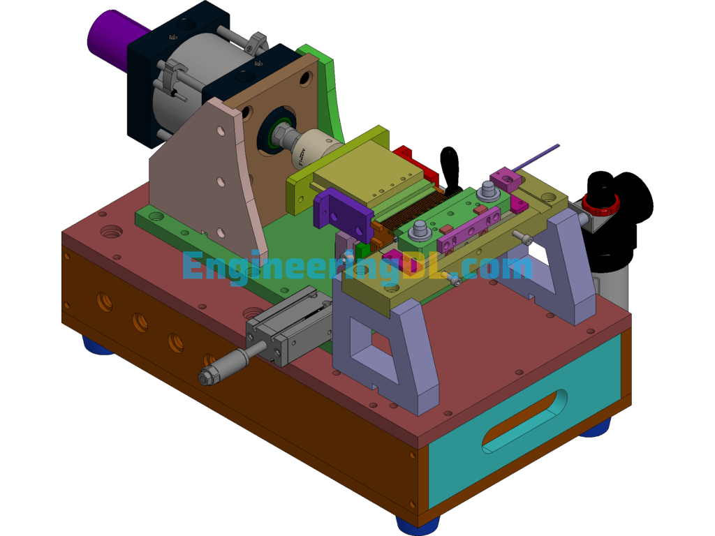 Small Desktop Insert Four Guidelines Equipment SolidWorks Free Download