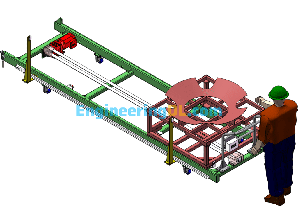 Trolley Conveyor SolidWorks Free Download