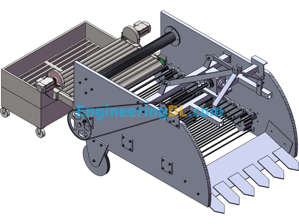 Wheat Harvester SolidWorks Free Download