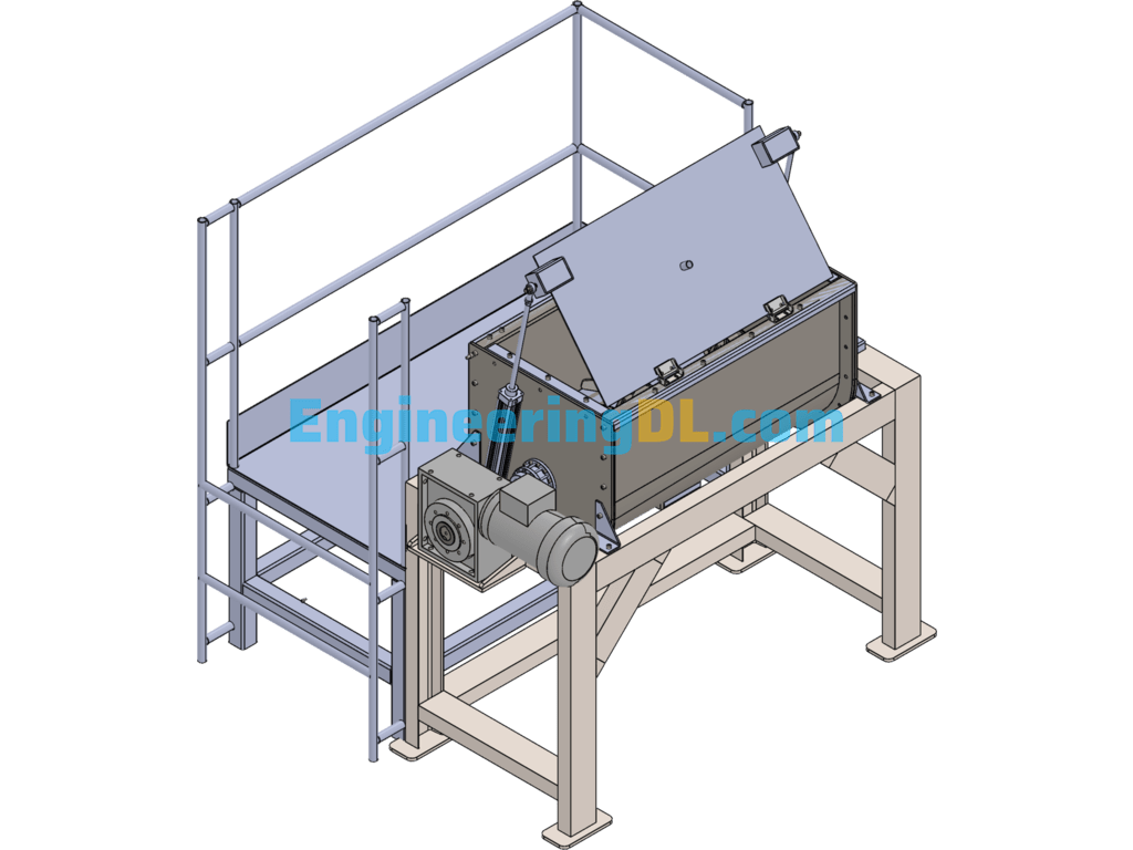 Industrial Mixers SolidWorks, 3D Exported Free Download