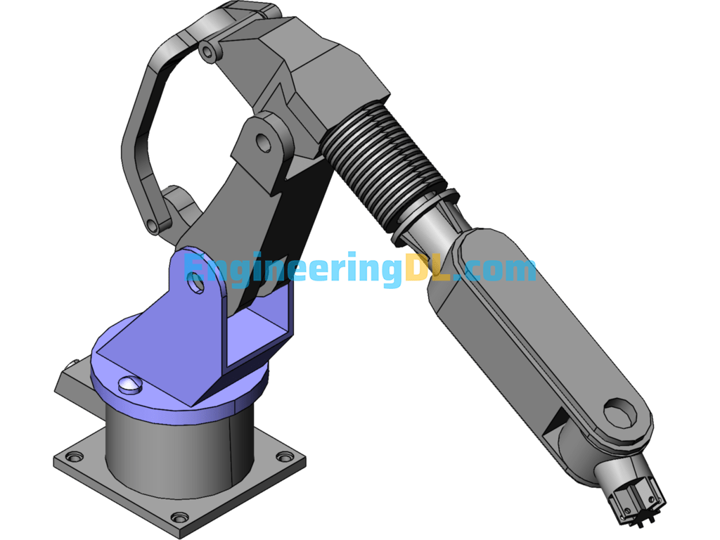 Industrial Robot Arm SolidWorks Free Download