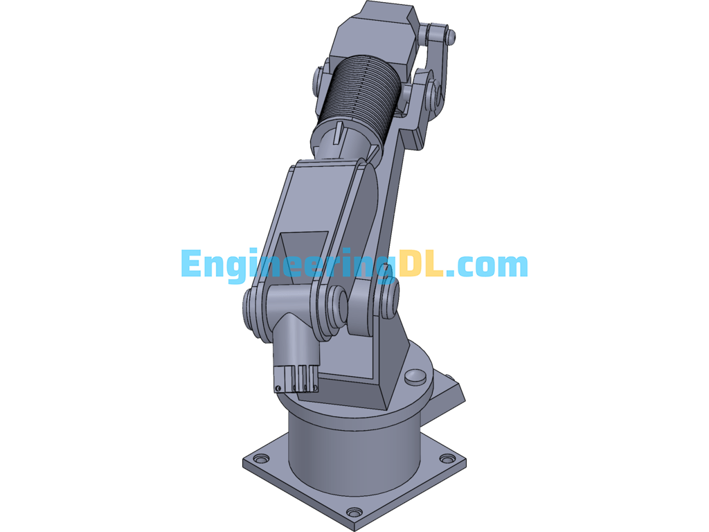 Industrial Robotic Arm SolidWorks Free Download