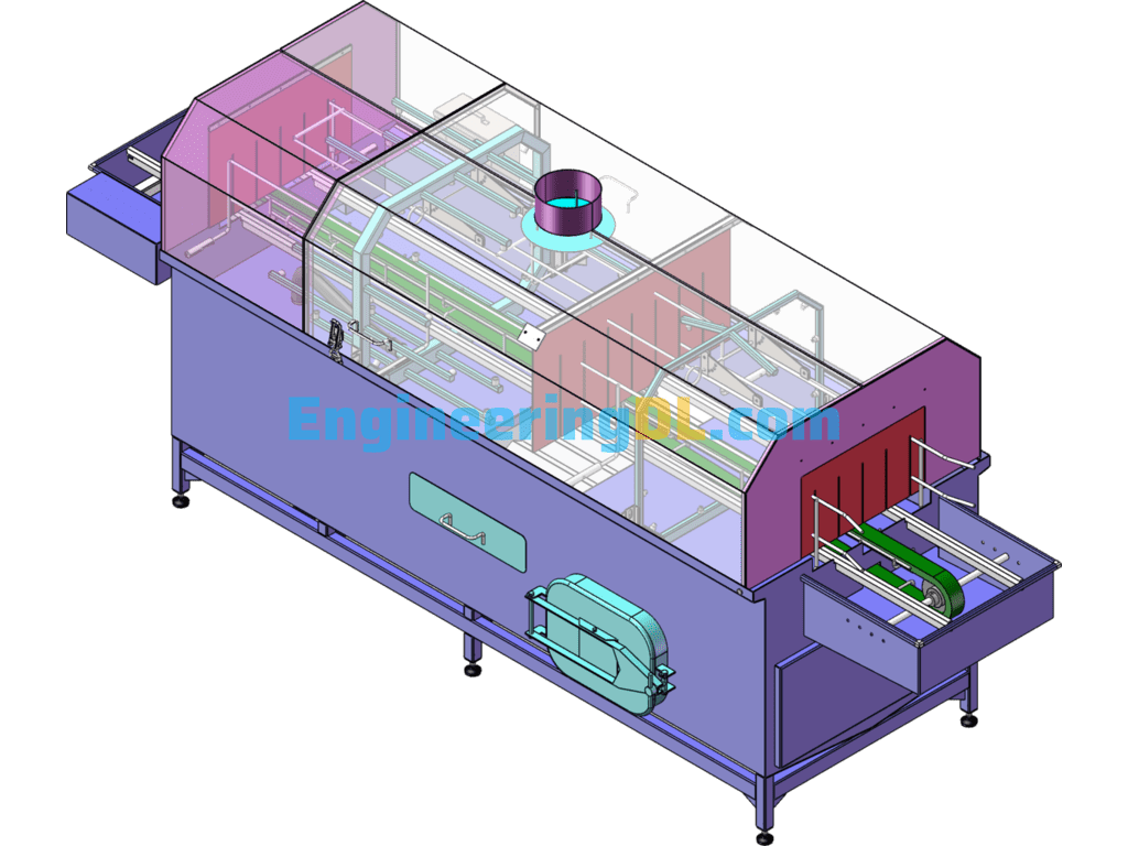 Industrial Cleaning Machine SolidWorks Free Download