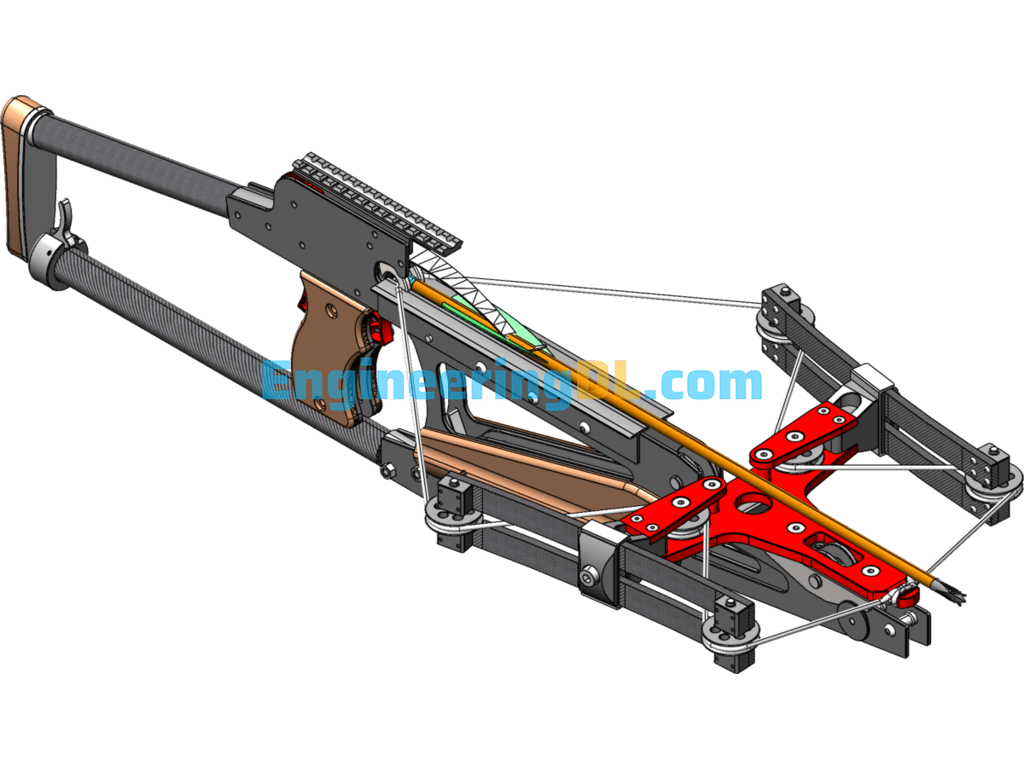 Work Crossbow 3D Model SolidWorks Free Download