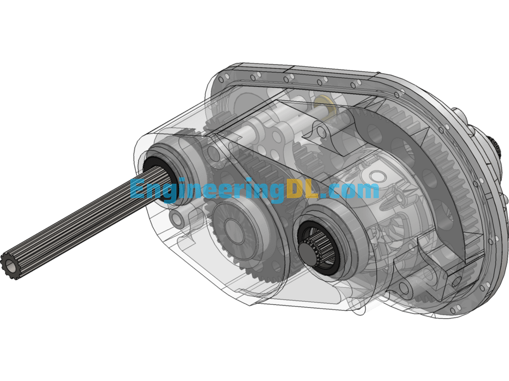 Baja Gearbox (Education Edition) SolidWorks Free Download