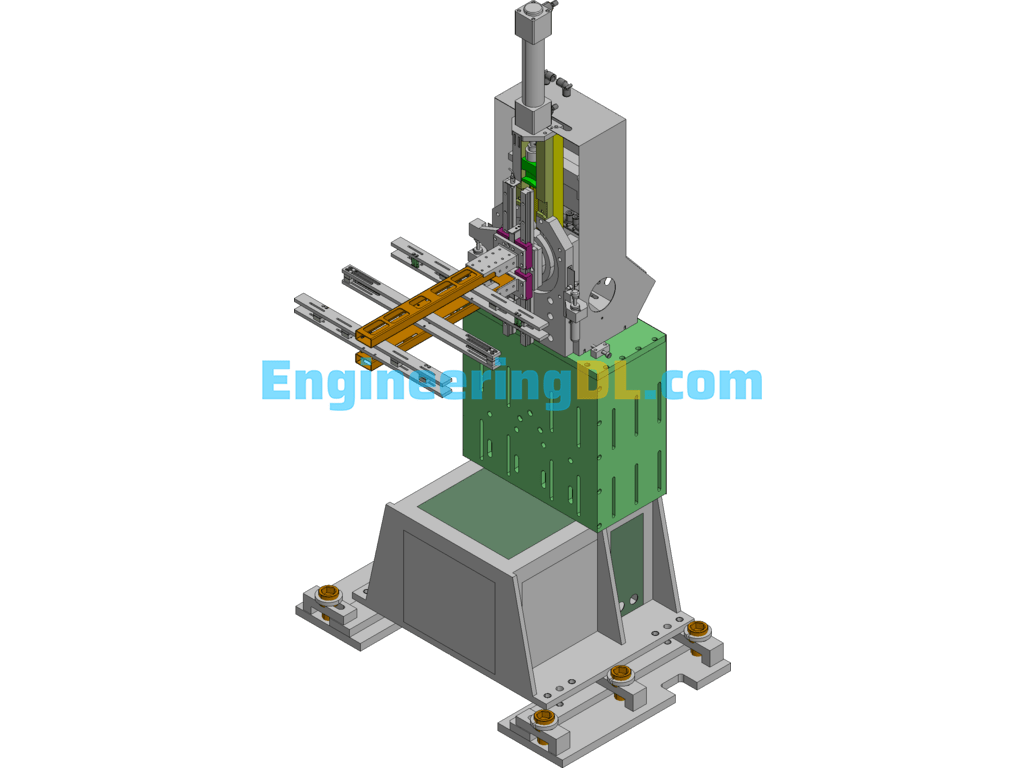 Manipulator With 180 Degree Turning Table 3D Exported Free Download