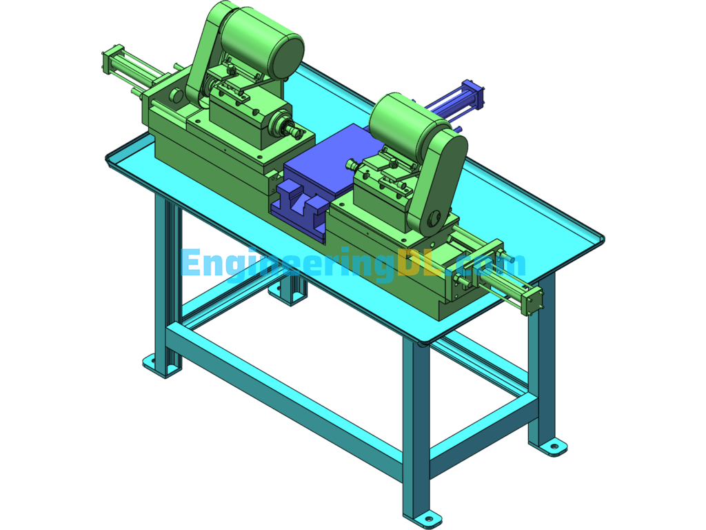 Flush Chamfering Machine SolidWorks, 3D Exported Free Download
