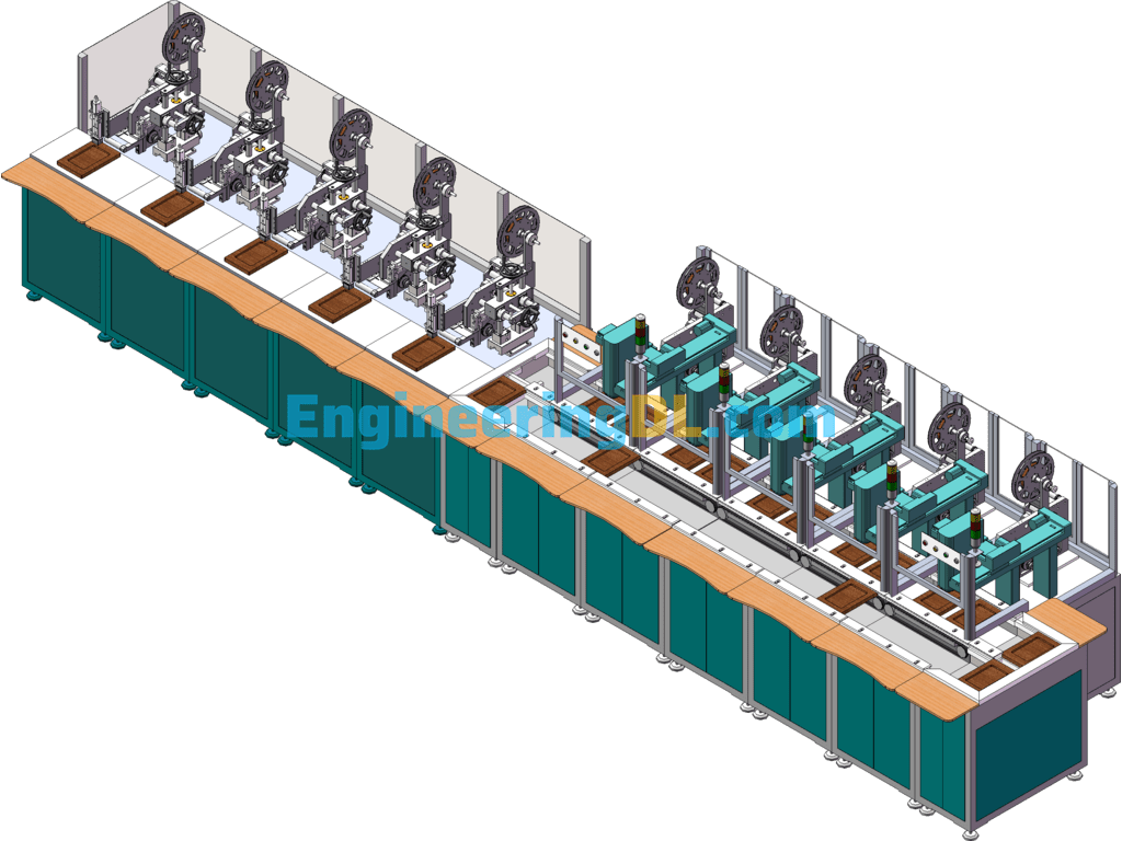 Flat Shell Automatic Labeling Line SolidWorks Free Download