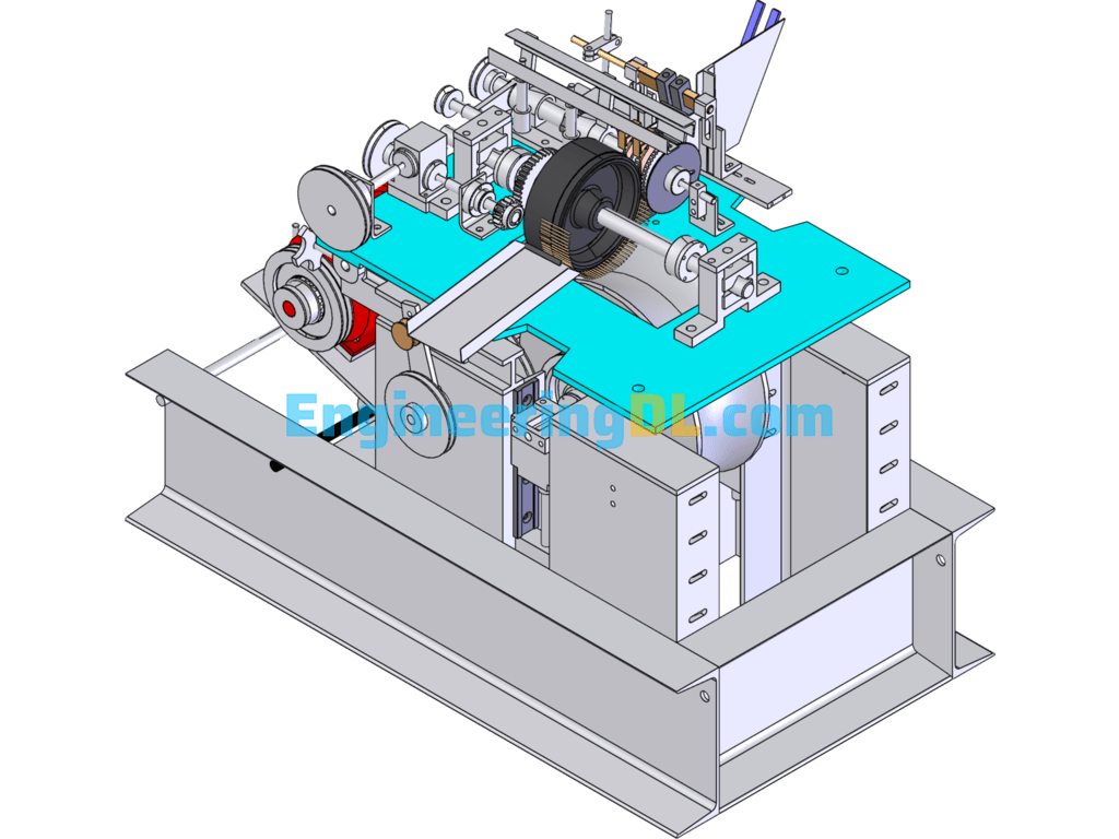 Surface Grinding Machine (SW Design) SolidWorks Free Download