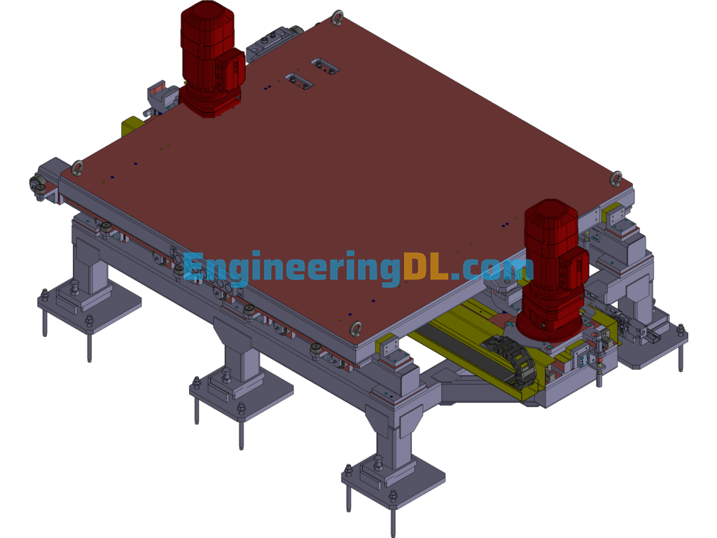 Library Position Switching Tray 3D Exported Free Download